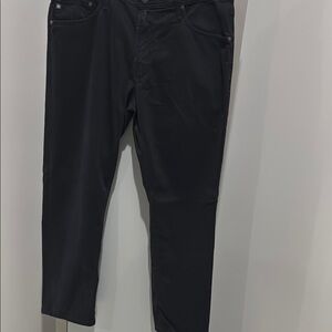 Ag Adriano Goldschmied Black Straight Denim